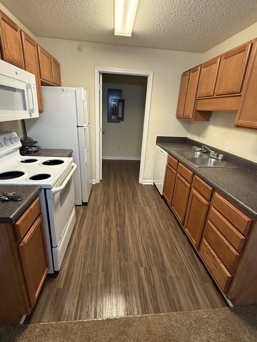 A finished, cleaned interior space